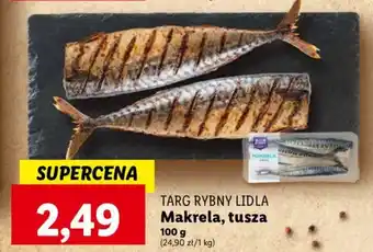 Lidl TARG RYBNY LIDLA Makrela tusza 100 g oferta