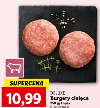 Lidl DELUXE Burgery cielęce 250 g oferta