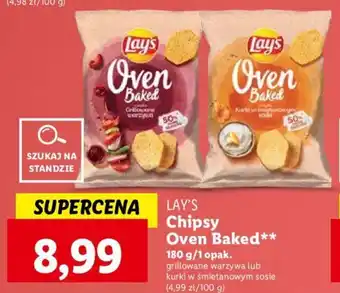 Lidl LAY'S Chipsy Oven Baked 180g oferta