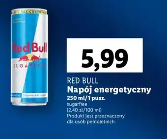 Lidl RED BULL Napój energetyczny 250ml oferta