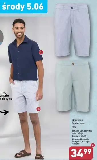 ALDI UP2FASHION Szorty z lnem oferta