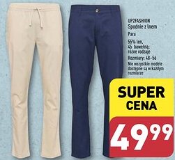 ALDI UP2FASHION Spodnie z lnem oferta
