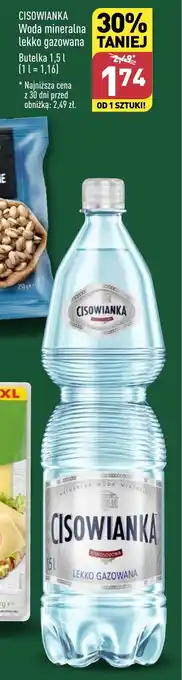 ALDI CISOWIANKA Woda mineralna gazowana 1,5l oferta