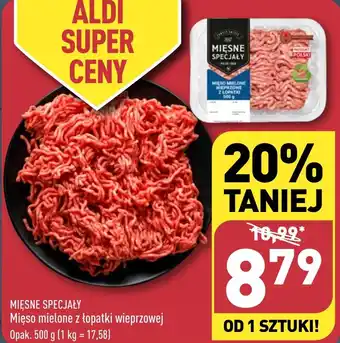 ALDI MIĘSNE SPECJAŁY Mięso mielone z łopatki wieprzowej 500 g oferta