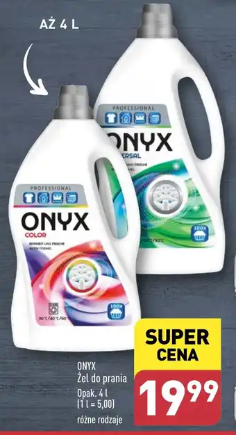 ALDI ONYX Żel do prania 4l oferta