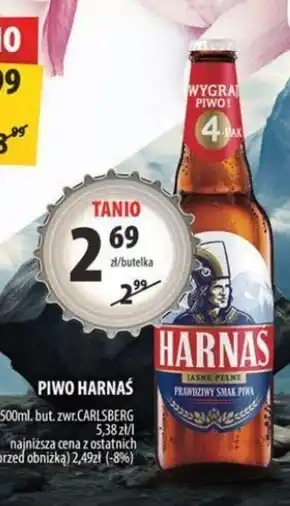 Arhelan Harnaś Piwo jasne pełne 500 ml oferta