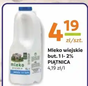 Społem Piątnica Mleko wiejskie świeże 2,0% 1 l oferta