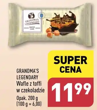 ALDI GRANDMA'S LEGENDARY Wafle z toffi w czekoladzie 200g oferta