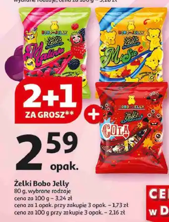 Auchan Żelki cola Bobo-jelly oferta