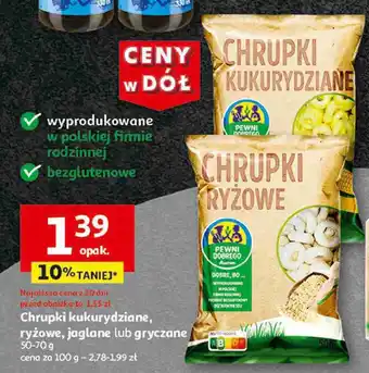 Auchan Chrupki ryżowe Auchan pewni dobrego oferta