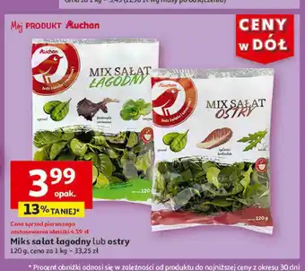 Auchan Mix sałat łagodny Auchan oferta