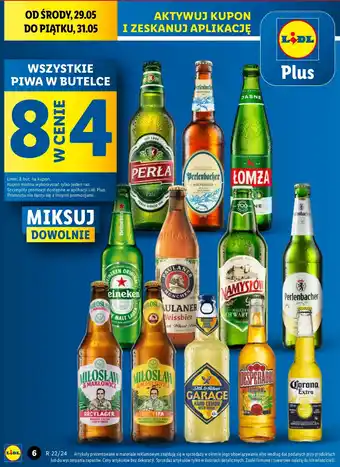 Lidl Piwo Łomża Jasne (Dawniej Export) oferta