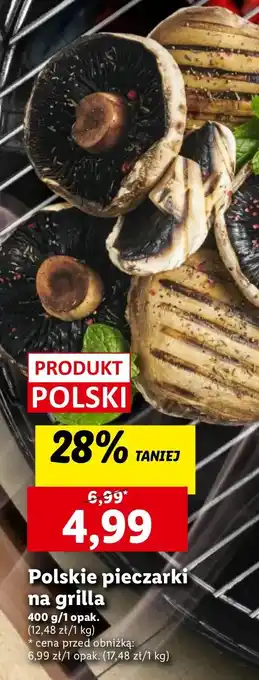 Lidl Pieczarki na grilla polska oferta