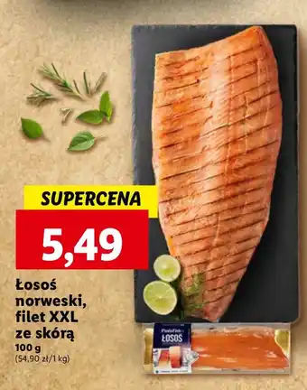 Lidl Łosoś atlantycki filet ze skórą Paula Fish oferta