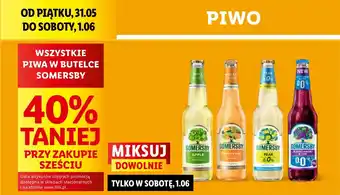 Lidl Piwo Somersby Blackcurrant & Lime oferta