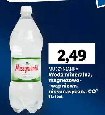 Lidl Woda niegazowana Muszynianka oferta