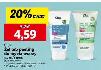 Peeling do mycia twarzy Cien