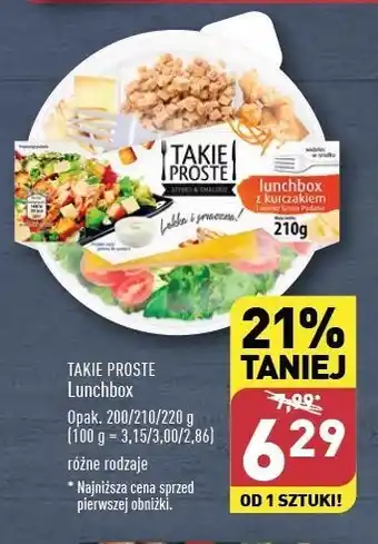 ALDI Lunchbox z kurczakiem Takie Proste oferta