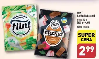 ALDI Sucharki o smaku śmietany i ziół Flint oferta