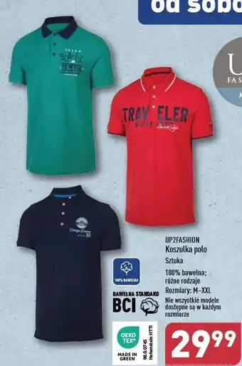 ALDI Koszulka męska polo rozm. m-xxl Up2Fashion oferta