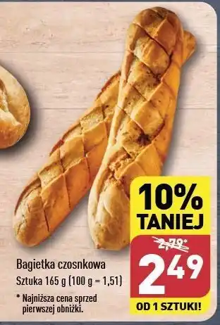 ALDI Bagietka czosnkowa oferta