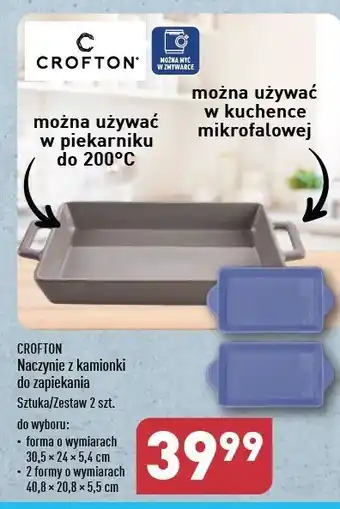ALDI Forma z kamionki do zapiekania 30.5 x 24 cm Crofton oferta