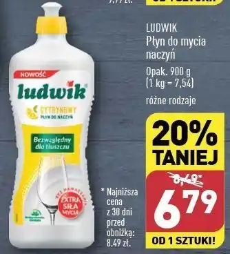 ALDI Płyn do naczyń cytrynowy Ludwik oferta