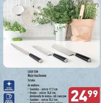 ALDI Nóż santoku 17.7 cm Crofton oferta