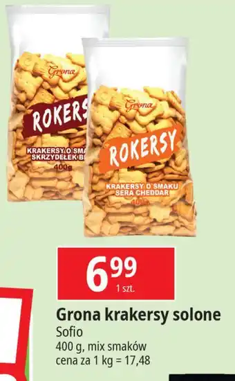 E.Leclerc Krakersy rokersy o smaku sera cheddar Grona oferta