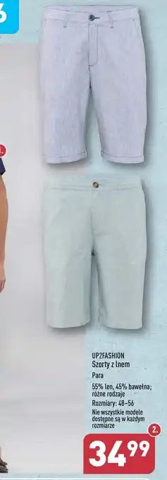 ALDI UP2FASHION Szorty z lnem oferta