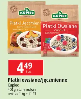 E.Leclerc Płatki owsiane zwykłe Kupiec oferta