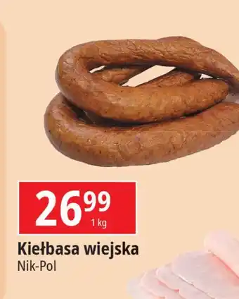 E.Leclerc Kiełbasa wiejska Nik-Pol oferta