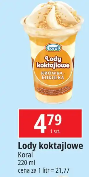 E.Leclerc Lody krówka-kukułka Koral Koktajlowe oferta