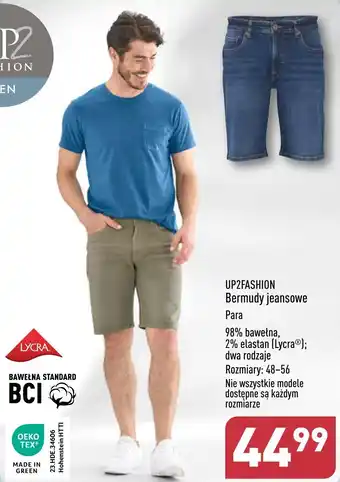 ALDI UP2FASHION Bermudy jeansowe oferta