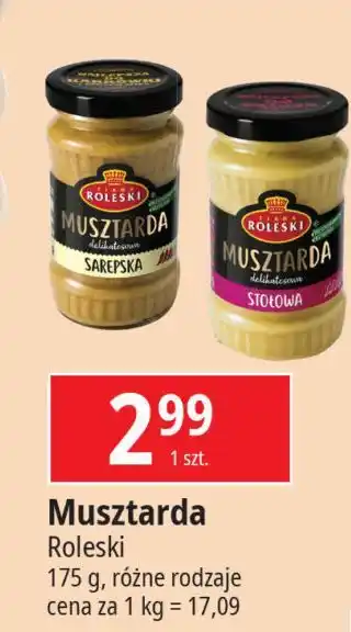 E.Leclerc Musztarda delikatesowa stołowa Roleski oferta