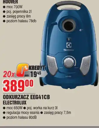E.Leclerc Odkurzacz eeg41cb Electrolux oferta