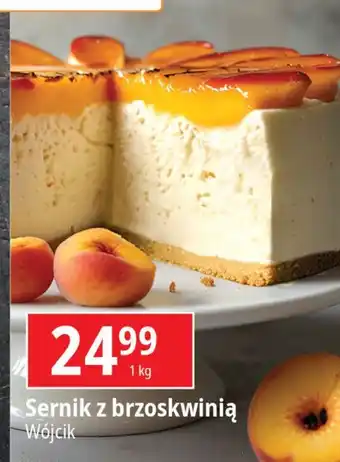 E.Leclerc Sernik z brzoskwinią Ciasta Domowe Wójcik oferta