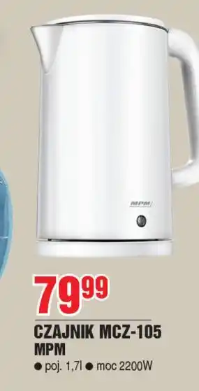 E.Leclerc Czajnik elektryczny mcz-105 biały Mpm Product oferta