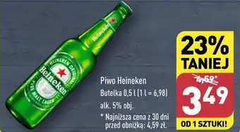 ALDI Piwo Heineken 0,5l oferta