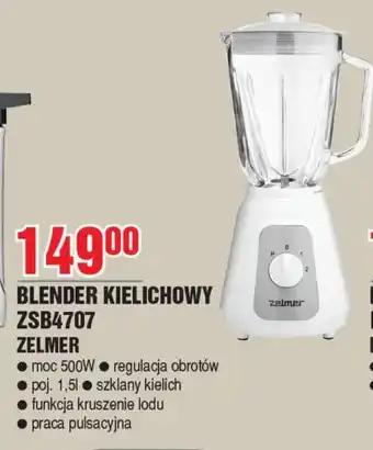 E.Leclerc Blender kielichowy zsb4707 Zelmer oferta