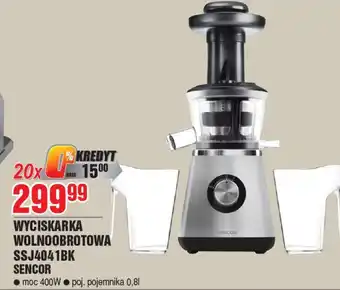 E.Leclerc Wyciskarka ssj4041bk Sencor oferta