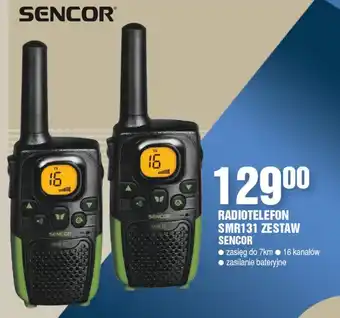 E.Leclerc Krótkofalówka walkie talkie smr 131 Sencor oferta