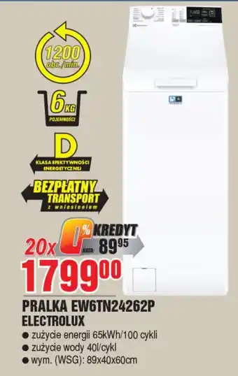 E.Leclerc Pralka ew6tn24262p Electrolux oferta