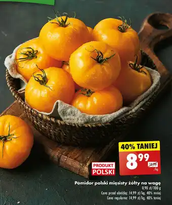 Biedronka Pomidor mięsisty żółty polska oferta