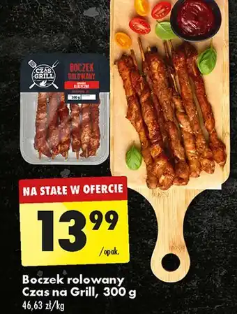 Biedronka Boczek rolowany na grilla Czas Na Grill oferta