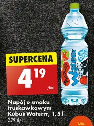 Biedronka Woda truskawkowa Kubuś Waterrr oferta