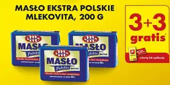 Biedronka MASŁO EKSTRA POLSKIE MLEKOVITA 200 G oferta