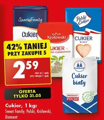 Biedronka Cukier biały Polski oferta