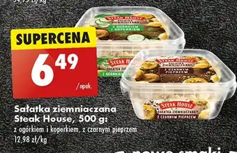 Biedronka Sałatka ziemniaczana z ogórkiem i koperkiem Steak House oferta