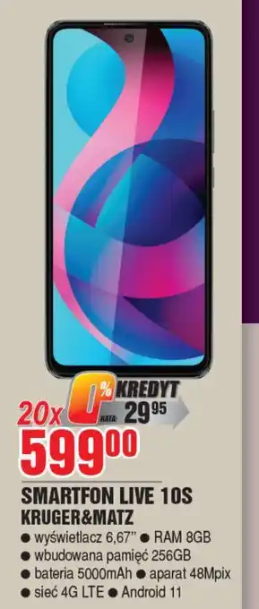 E.Leclerc Smartfon live 10s Kruger & Matz oferta